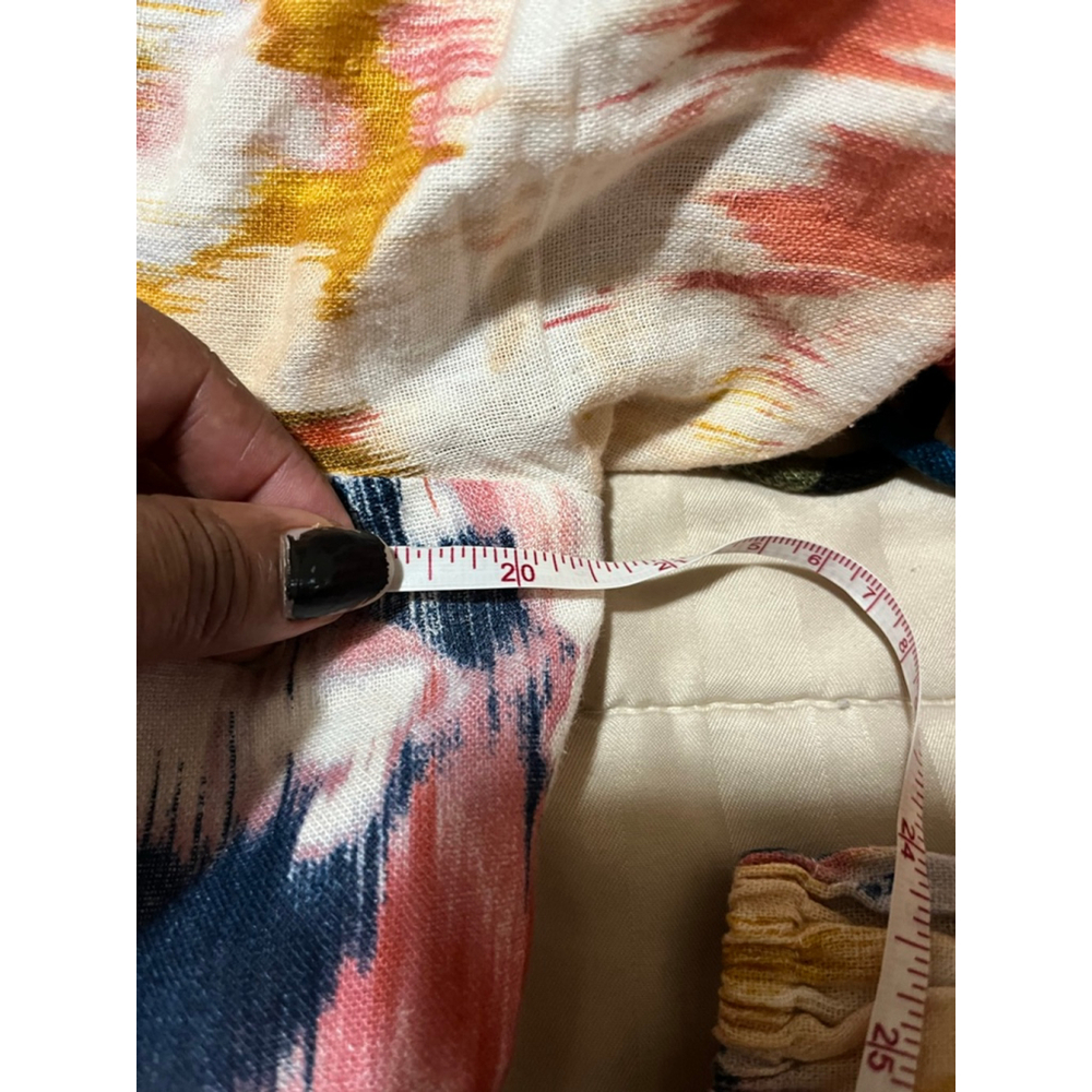 EUC DONNA MORGAN Multicolor Abstract Print Maxi Dress Women’s Size 12 - Picture 9 of 10